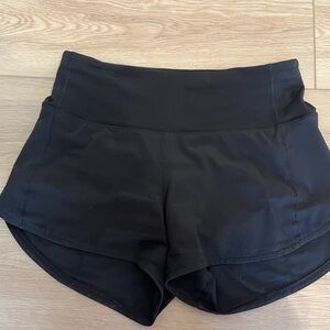 Speed Up High rise shorts 4” in Black